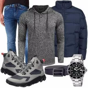 Casual Outfits Bequemes Winteroutfit