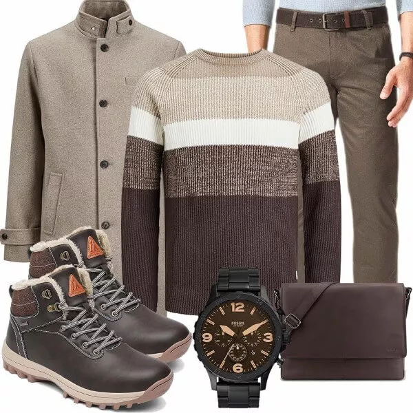 Winter Outfits Männer Komplettoutfit