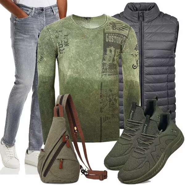 Frühlings Outfits Freizeit Outfit
