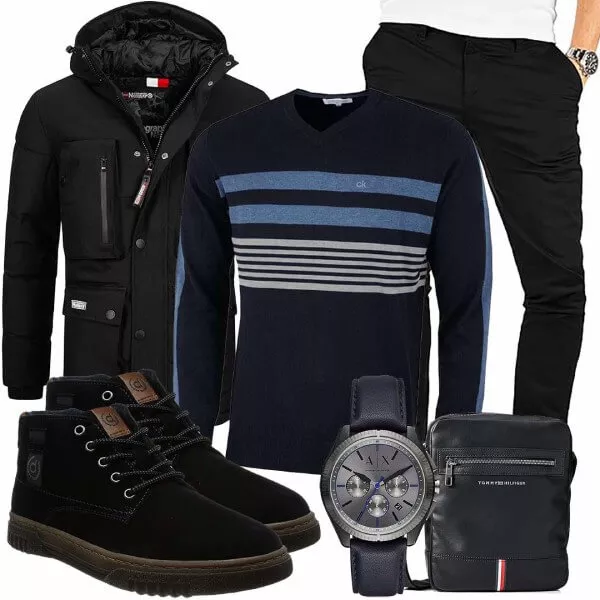 Winter Outfits Stylisches Outfit für Herren