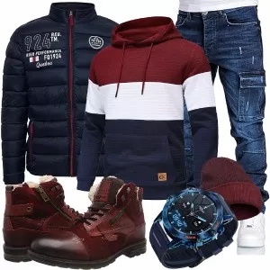 Winter Outfits Warm Kombination für den Winter