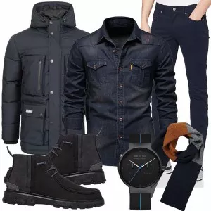 Winter Outfits Winter Style für Herren