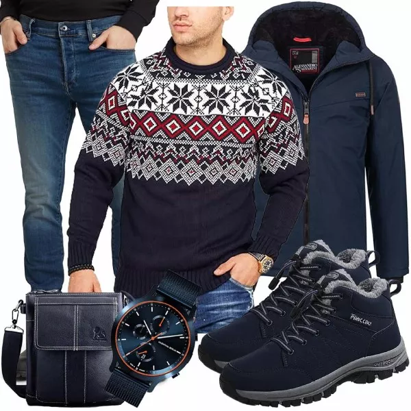 Winter Outfits Moderner winter-look outfit