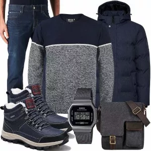 Winter Outfits Winter Style für Herren