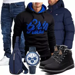 Winter Outfits Männer Komplettoutfit