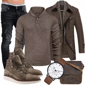 Winter Outfits Winter Style für Herren