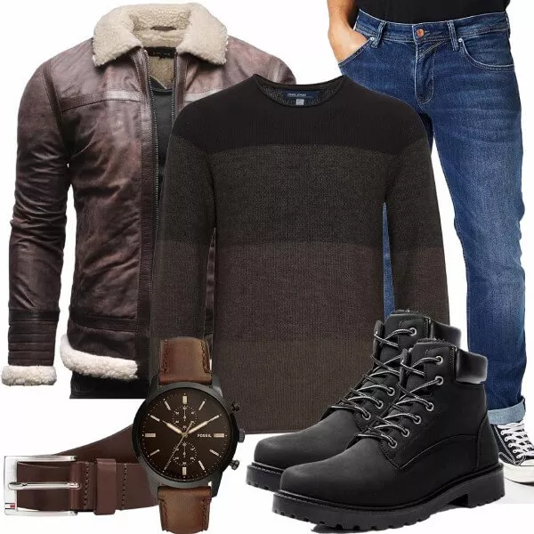 Winter Outfits Alltags Outfit für den Winter