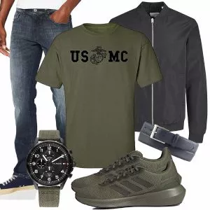 Frühlings Outfits Komplette Outfit für Herren