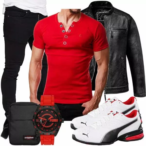 Frühlings Outfits Alltags Outfit für Herren