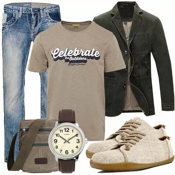 Frühlings Outfits Freizeit Outfit