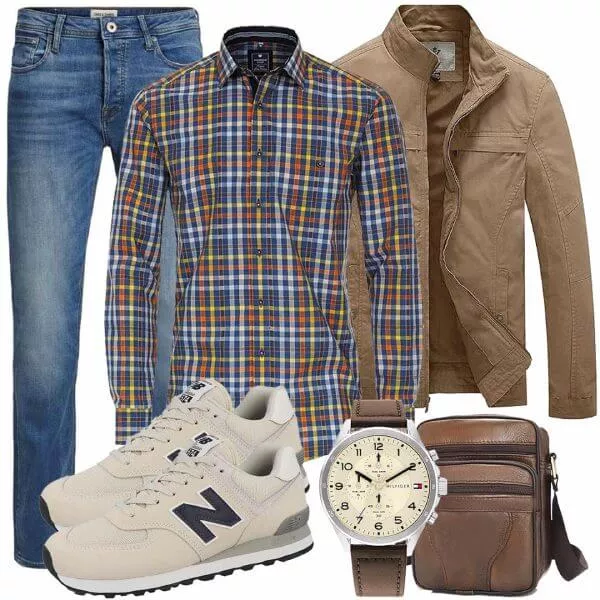 Frühlings Outfits Komplette Outfit für Herren