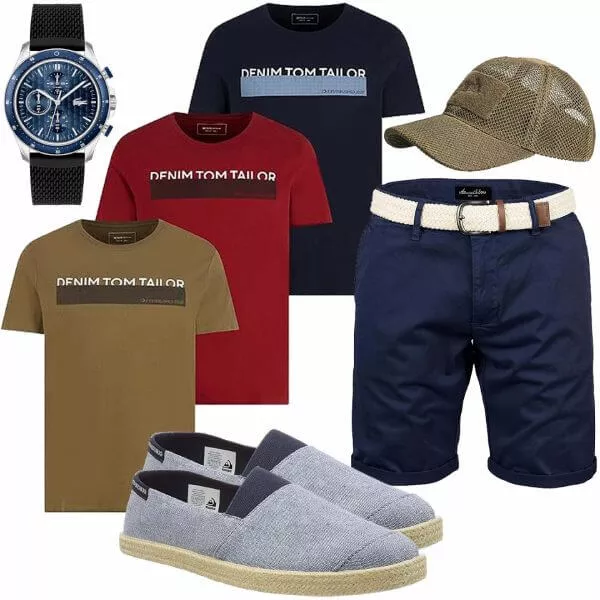 Sommer Outfits Männer Komplettoutfit