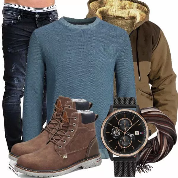 Winter Outfits Komplette Outfit für Herren