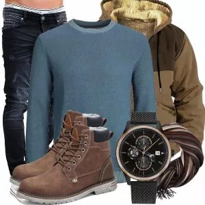 Winter Outfits Komplette Outfit für Herren