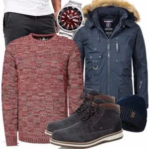 Winter Outfits Moderner Winter-Look Outfit