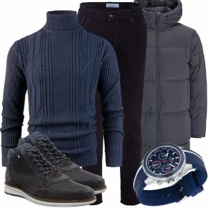 Winter Outfits Komplette Outfit für Herren