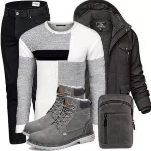 Winter Outfits Herren Komplette Outfit