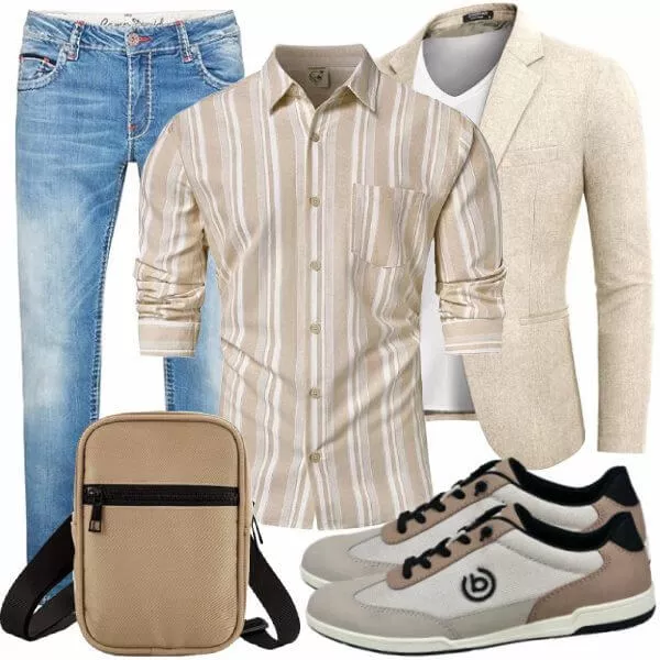 Business Outfits Herren Komplette Outfit