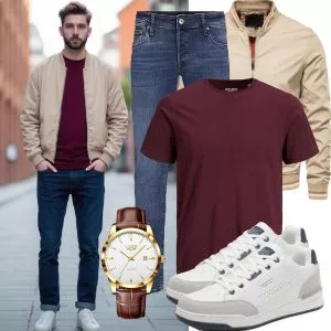 Casual Outfits Herren Komplette Outfit
