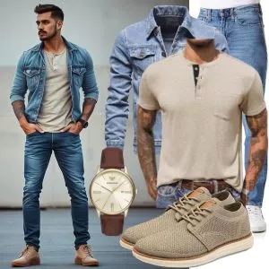 Sommer Outfits Komplette Outfit für Herren