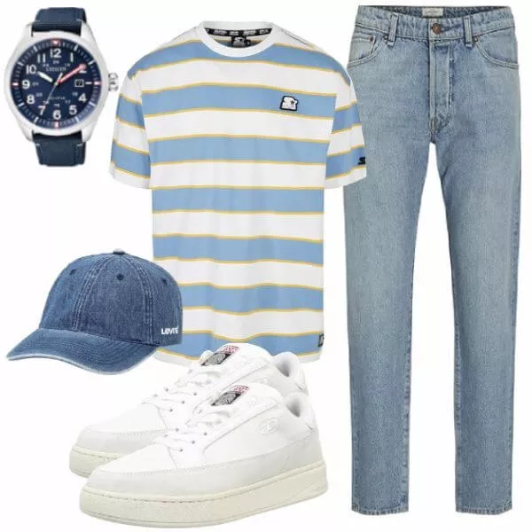Sommer Outfits Komplette Outfit für Herren