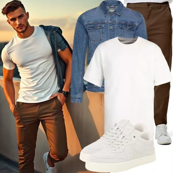 Casual Outfits Herren Komplette Outfit
