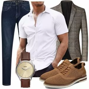 Business Outfits Herren Komplette Outfit