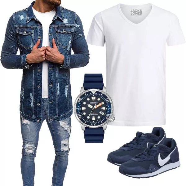 Frühlings Outfits Jeans Cooles Outfit