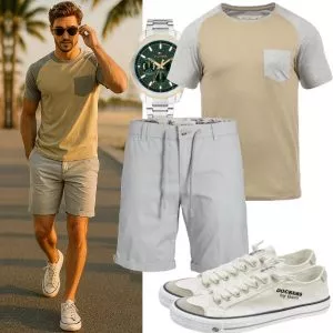 Sommer Outfits Männer Komplettoutfit