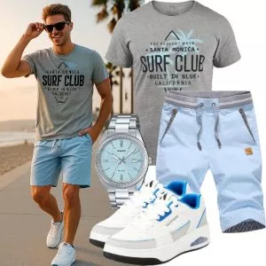 Sommer Outfits Komplette Outfit für Herren
