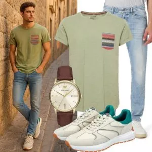 Sommer Outfits Komplette Outfit für Herren