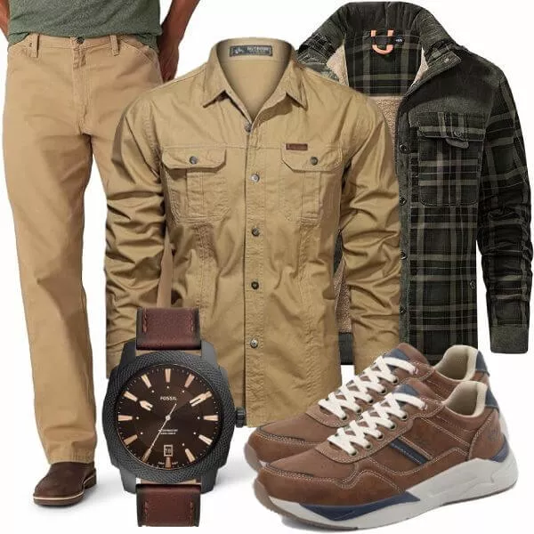Herbst Outfits Herren Komplette Outfit