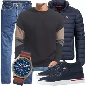 Herbst Outfits Männer Komplettoutfit
