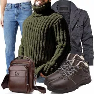 Herbst Outfits Herren Komplette Outfit