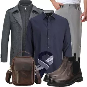 Business Outfits Herren Komplette Outfit