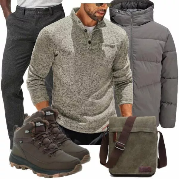 Winter Outfits Komplette Outfit für Herren