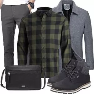 Winter Outfits Männer Komplettoutfit