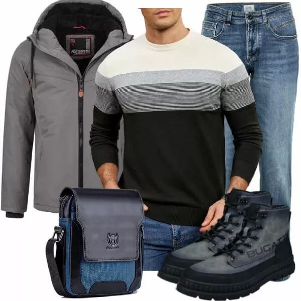 Winter Outfits Herren Komplette Outfit