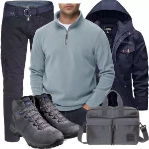 Winter Outfits Männer Komplettoutfit