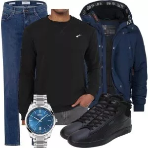 Winter Outfits Männer Komplettoutfit