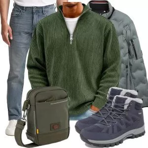 Winter Outfits Komplette Outfit für Herren