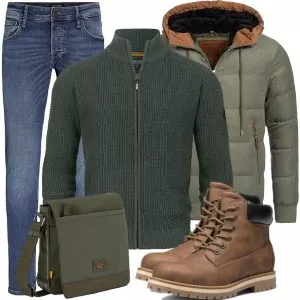 Winter Outfits Herren Komplette Outfit