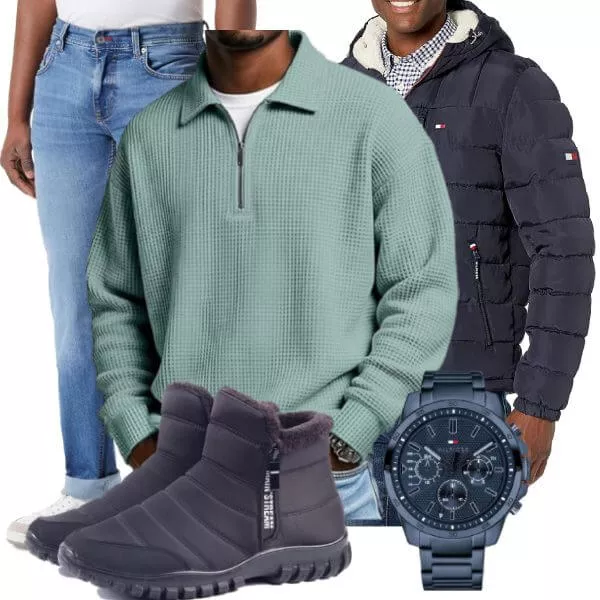 Winter Outfits Komplette Outfit für Herren
