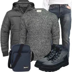 Winter Outfits Männer Komplettoutfit