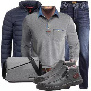 Winter Outfits Männer Komplettoutfit