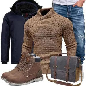 Winter Outfits Herren Komplette Outfit