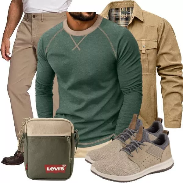 Frühlings Outfits Männer Komplettoutfit