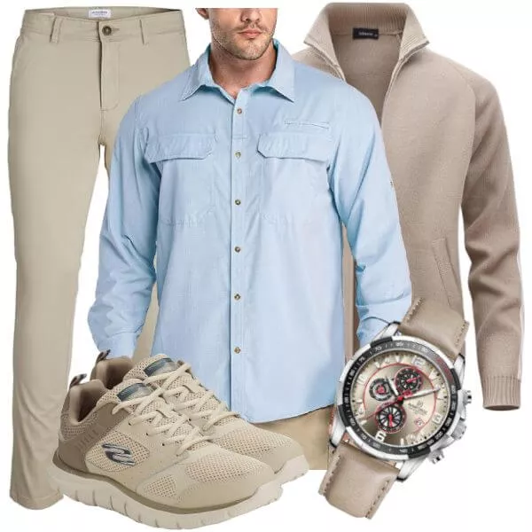 Frühlings Outfits Komplette Outfit für Herren