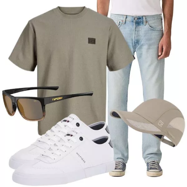 Sommer Outfits Herrenmode Sommer mit leichter Silhouette