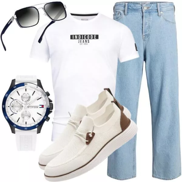Sommer Outfits Herren Sommerlook mit mediterranem Flair